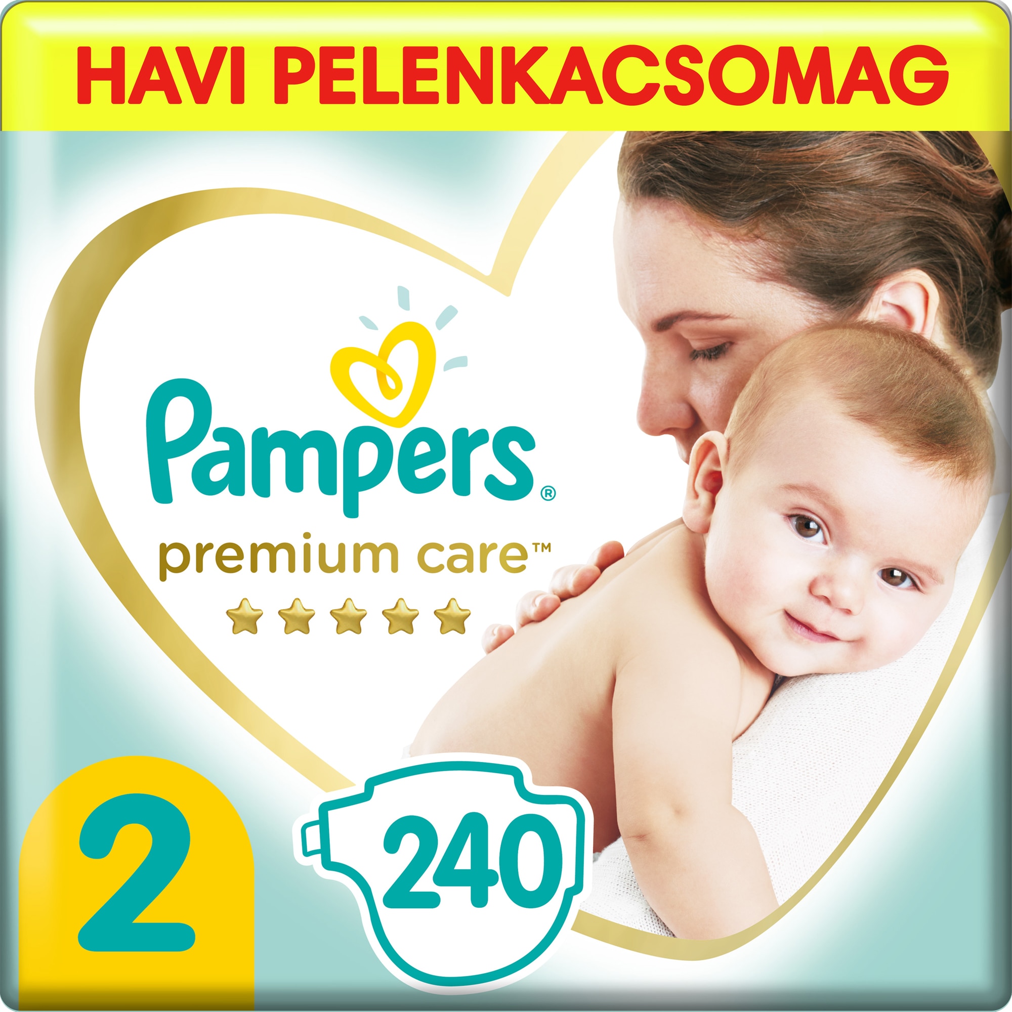 pampers premium care 2 240 szt emag