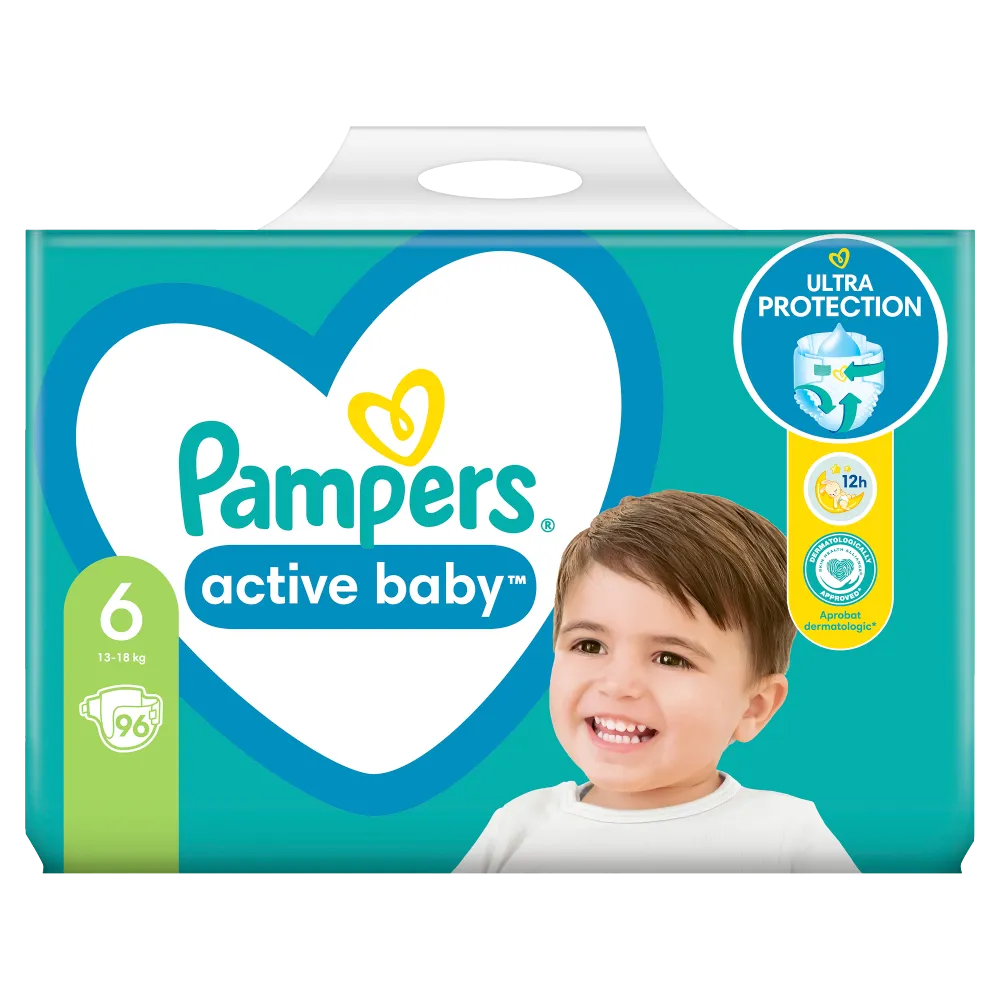 pampers active baby 6 cena