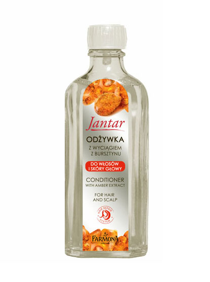 odżywka do włosów jantar 100 ml w szklanej butelce