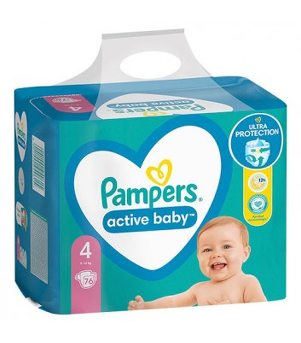 pampers 4 active baby noc opinie