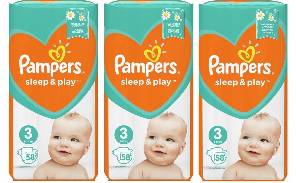 pieluszki pampers sleep and play cena