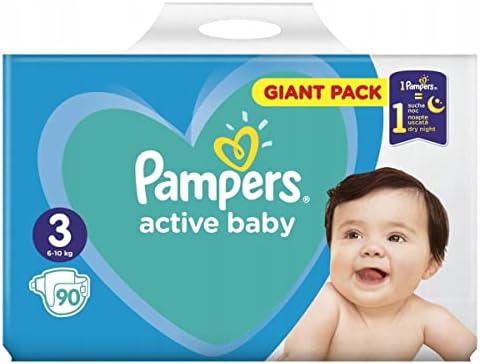 pampers active baby dry 4 90 sztuk