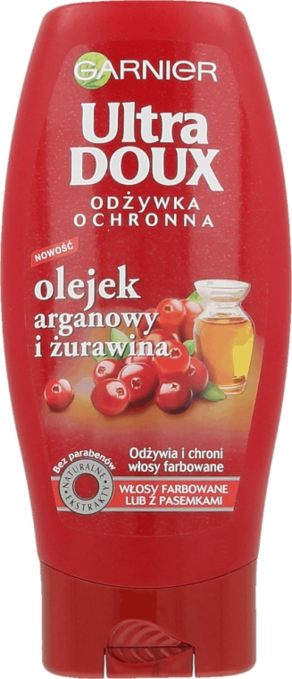 garnier ultra doux odżywka ochronna do włosów olejek arganowy