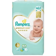 pieluchy pampers premium care 3 midi 120szt zapas na miesiąc