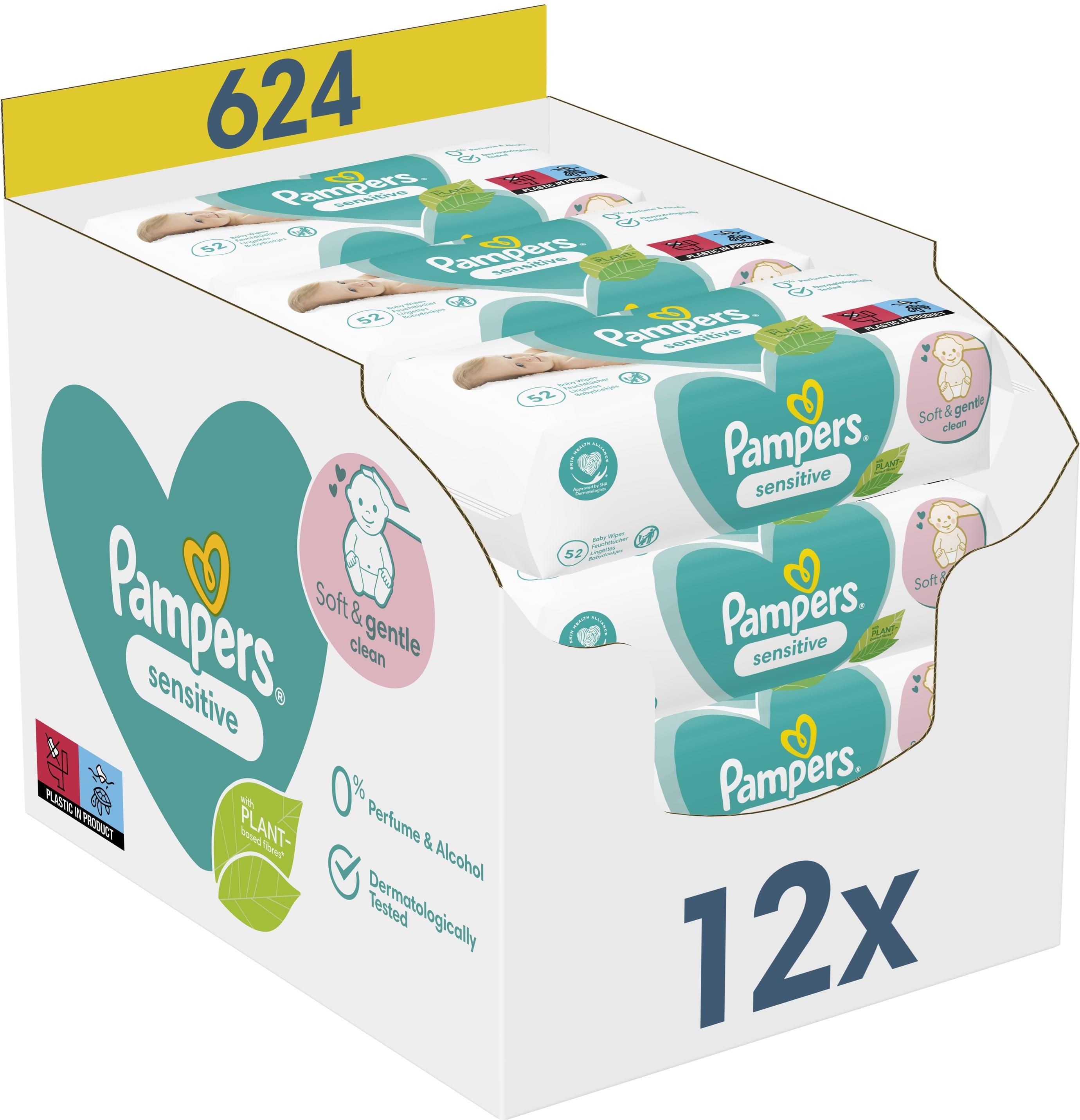 chusteczki pampers sensitive ceneo