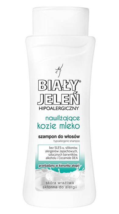 hipoalergiczny szampon do włosów kozie mleko