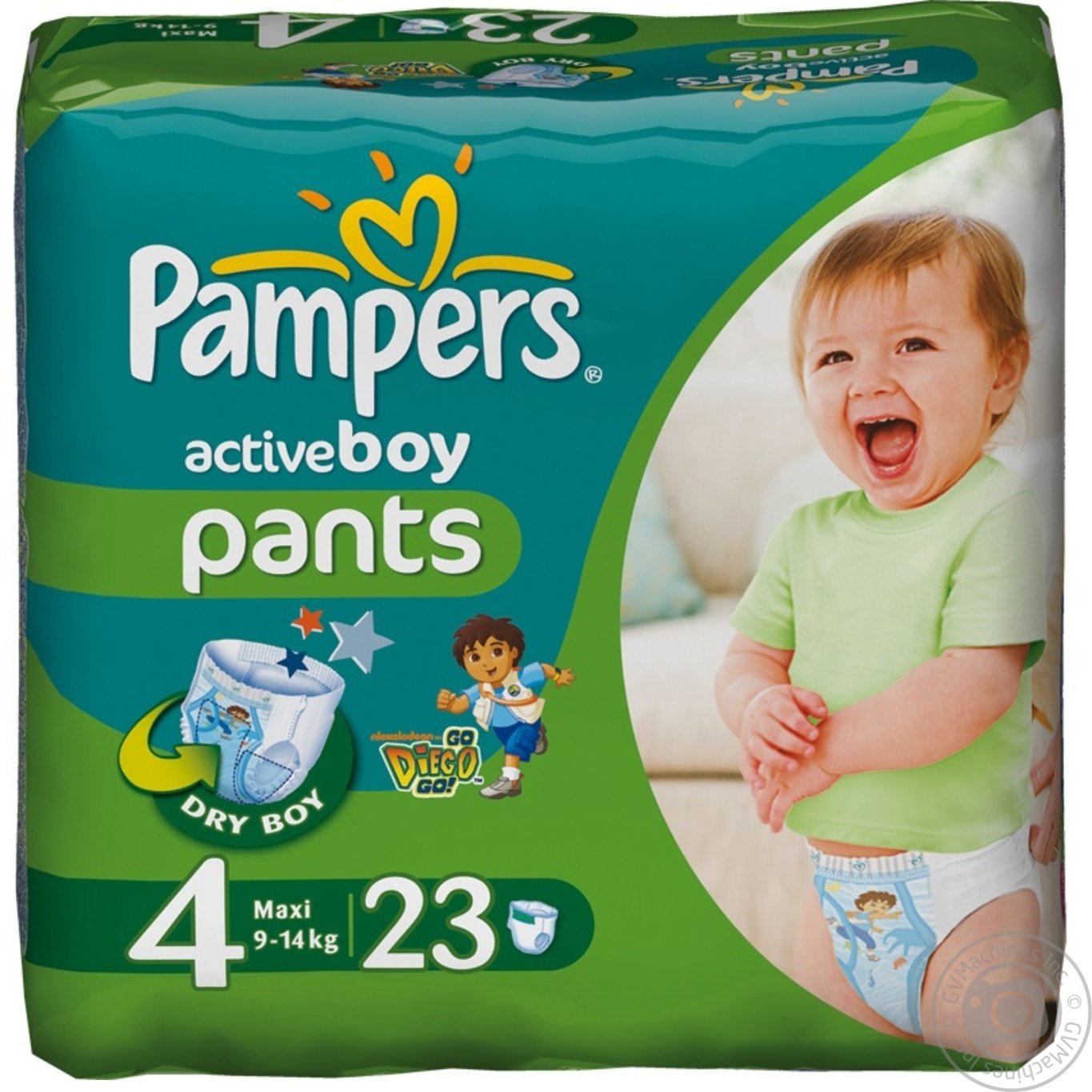 pampers chłopiec