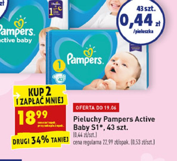 niebieskie pampersy pampers