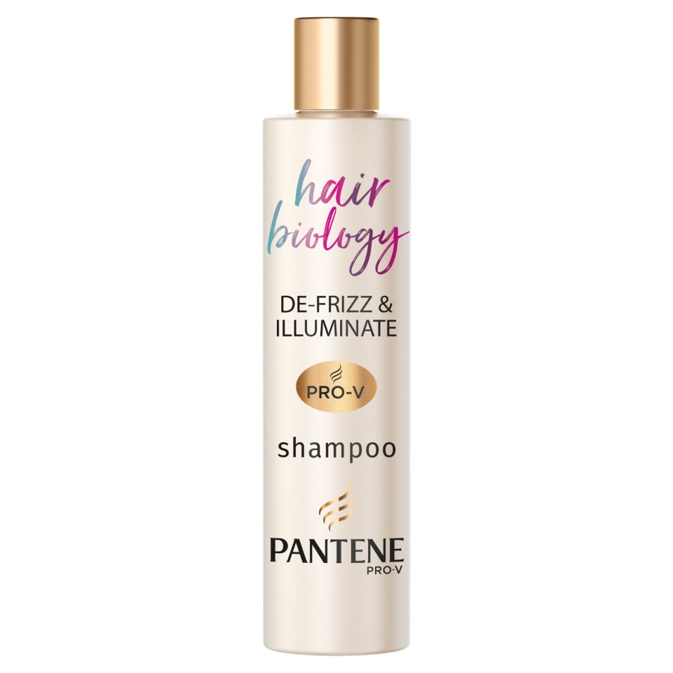 szampon pantene hair biology de-frizz & illuminate