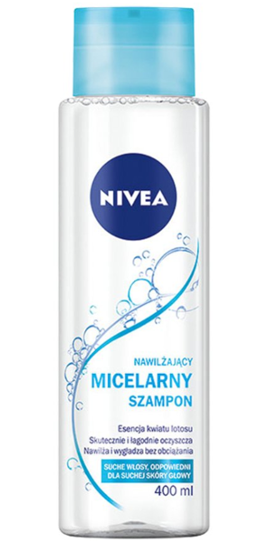 nivea oczyszczajacy micelarny szampon z esencją z kwiatu lotosu