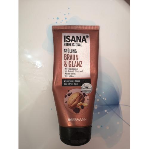 isana professional odżywka do włosów brown color shine 200ml kwc