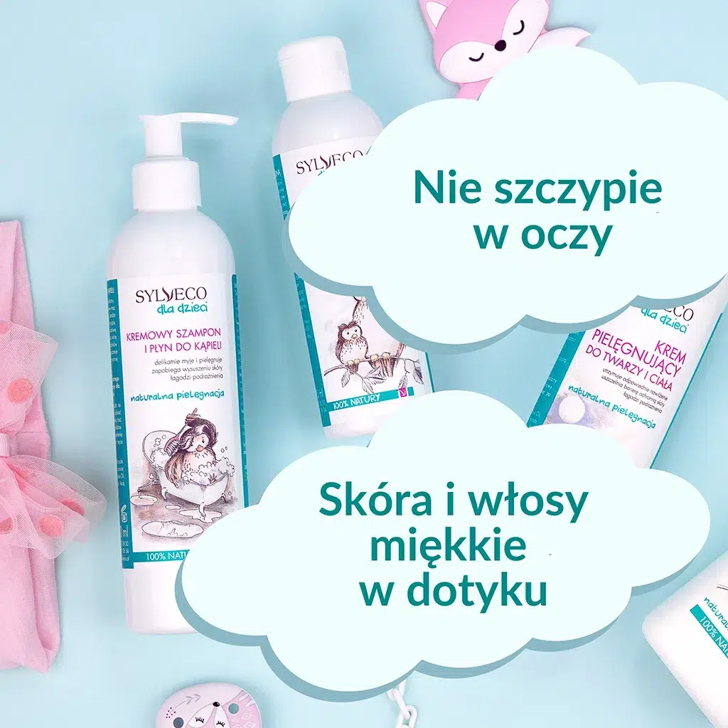 sylveco dla dzieci kremowy szampon i płyn do kąpieli