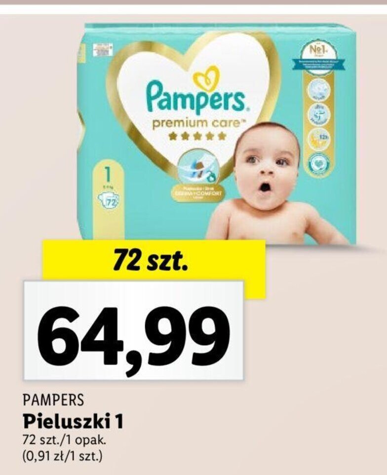 lidl naramowice poznań pieluchy pampers