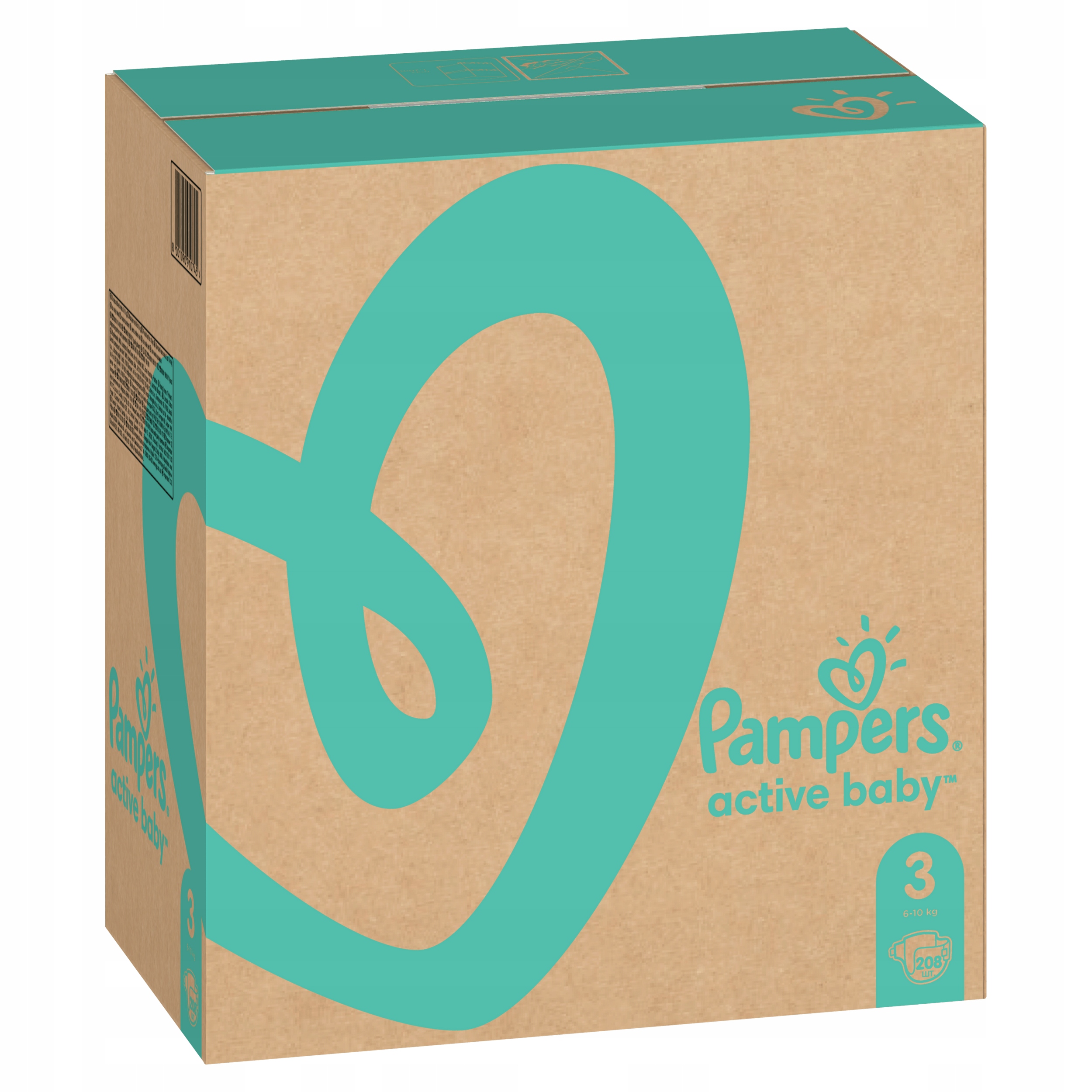 pampers active baby 3 208 szt