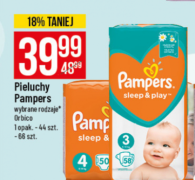 pieluszki pampers sleep and play cena