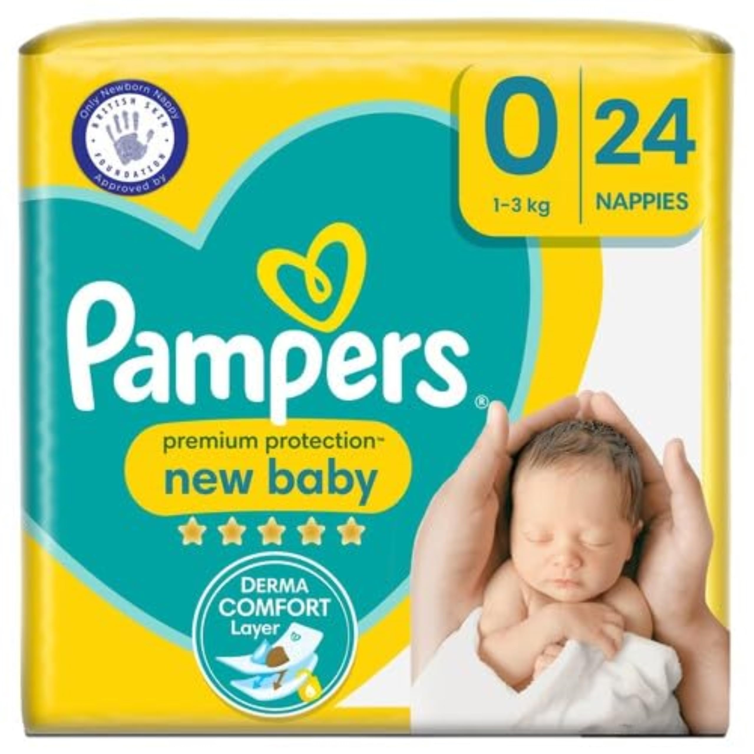 pampers newborn wymiary