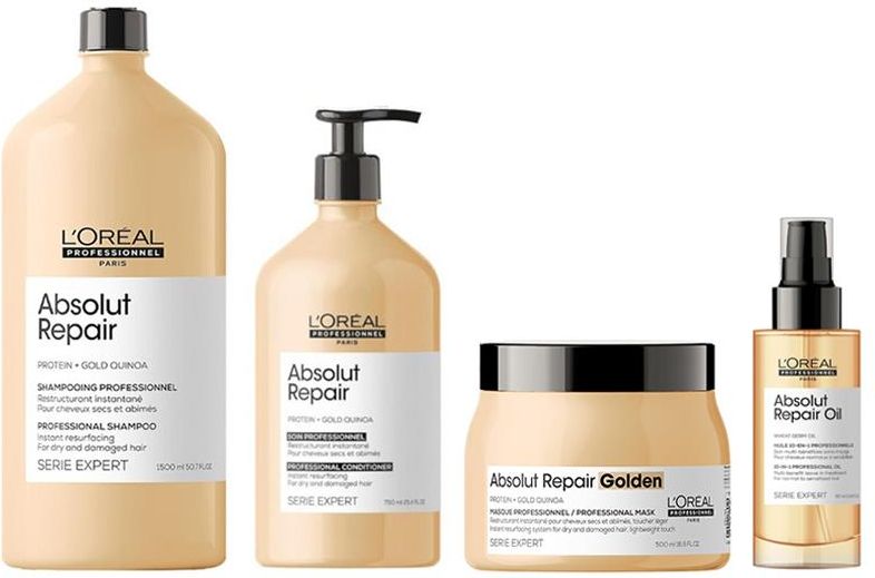 loreal absolut repair szampon 1500 odżywka 750