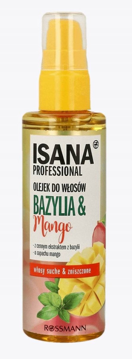 isana hair professional olejek do włosów 100 ml