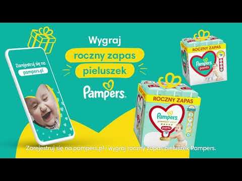 roczny zapas pieluch pampers