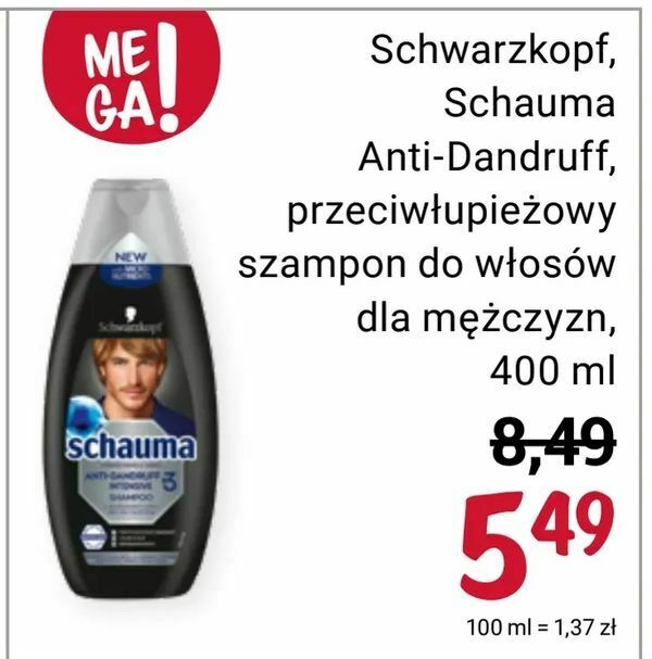 schauma szampon meski rossmann