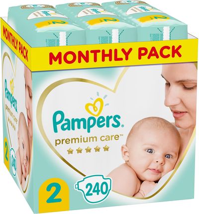 pampers premium care 240 szt rozmiar 2