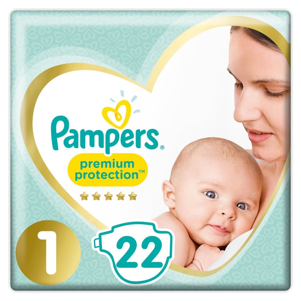 tesco pampers size 1