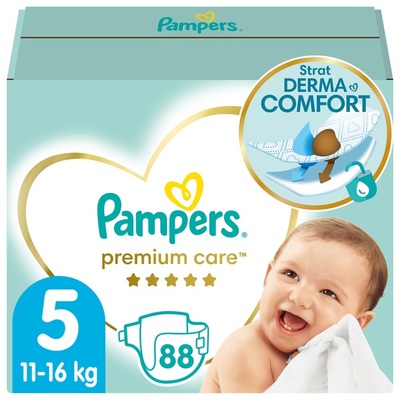 pampers premium care 1 88 штук