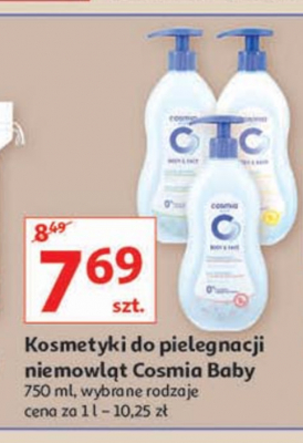 cosmia baby 2w1 szampon i żel pod prysznic