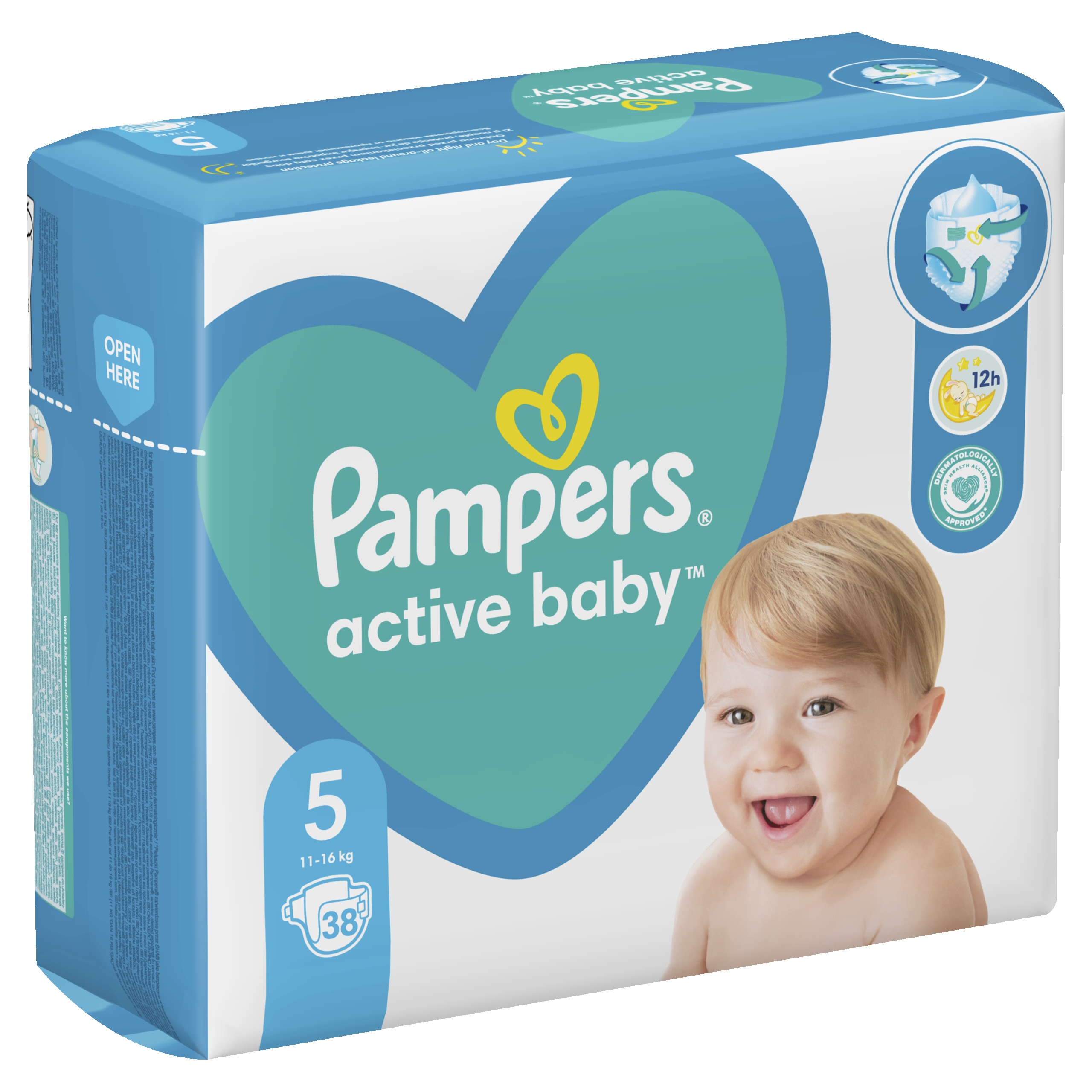 pieluchy pampers 5 active