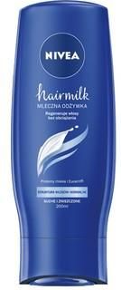 nivea hairmilk mleczna odżywka do włosów o strukturze normalnej