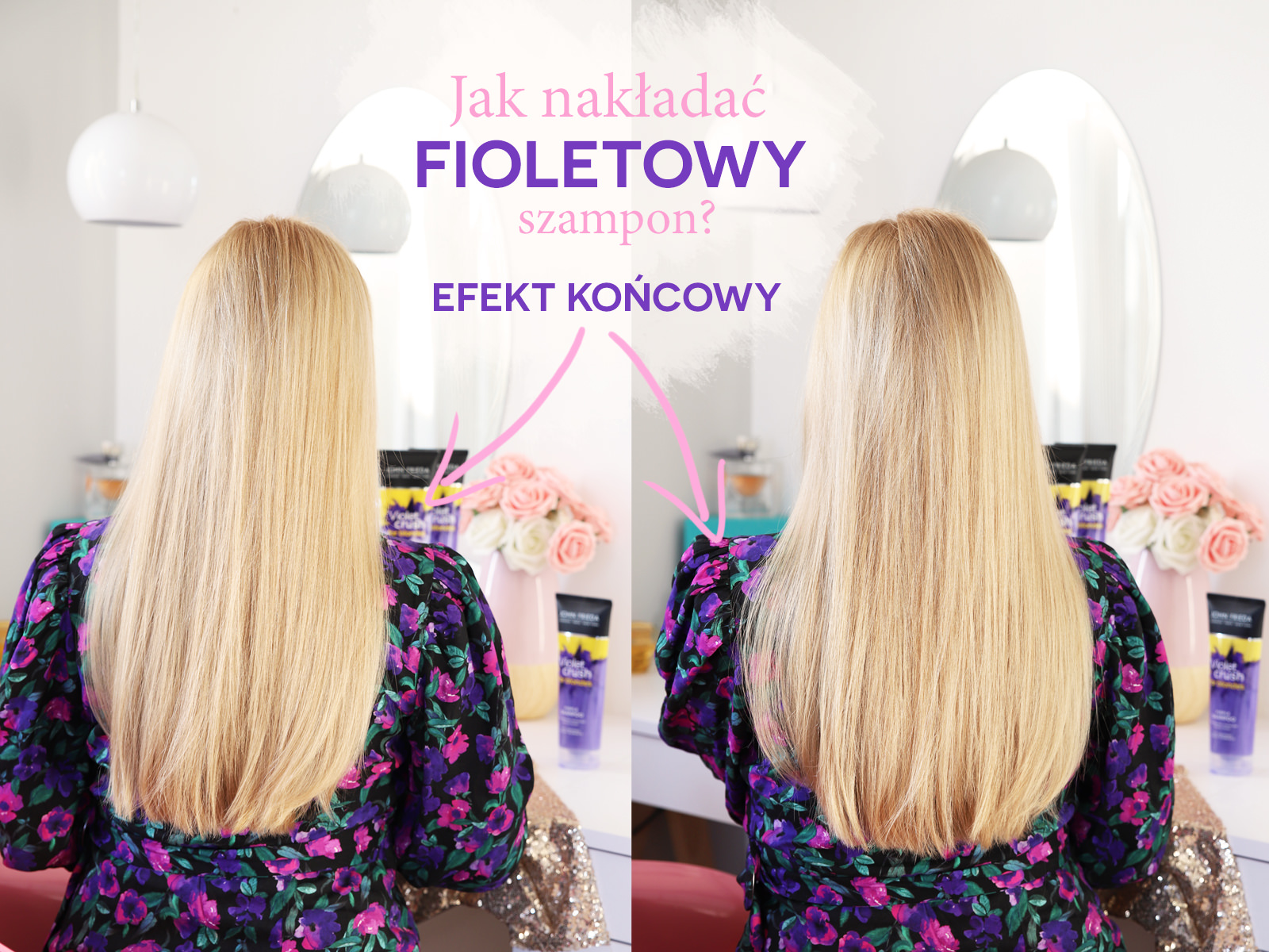 fioletowy szampon wlosy