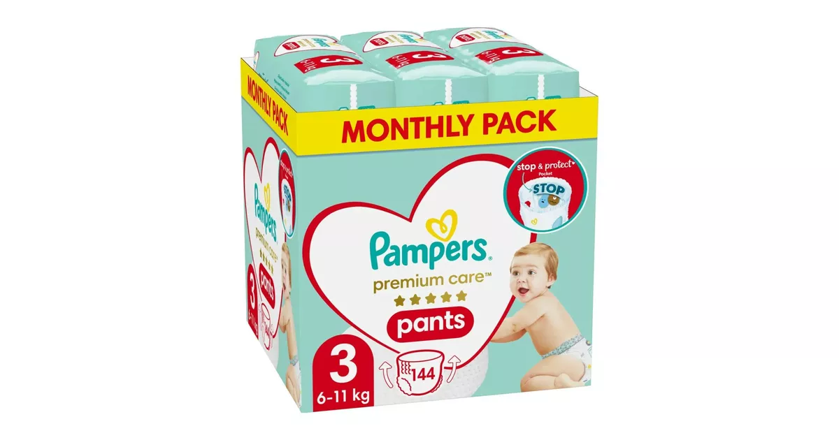 pampers 144sztuki