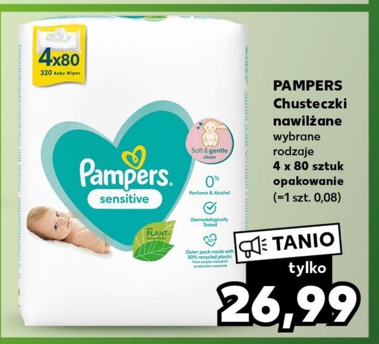 pampers sensitive tesco polska