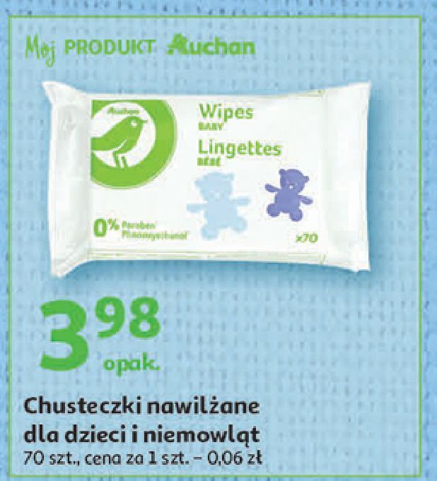 chusteczki nawilżane dla osób auchan