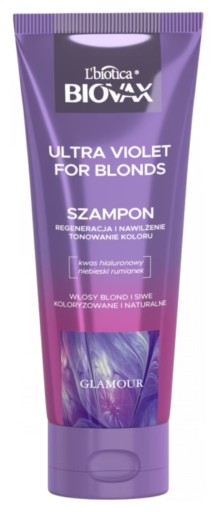 fioletowy szampon lbiotica blond cena