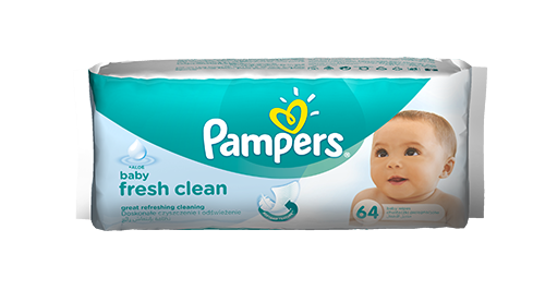 pampers chusteczki 3x 64