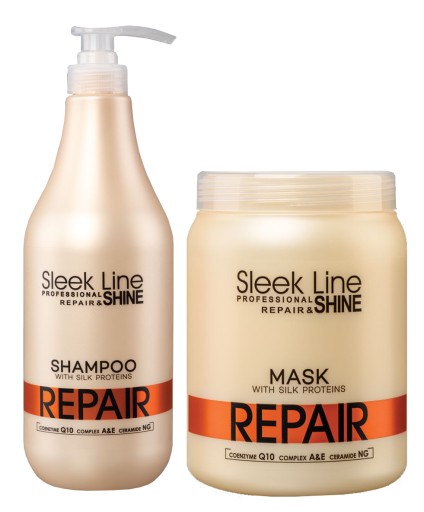 sleek line szampon i maska