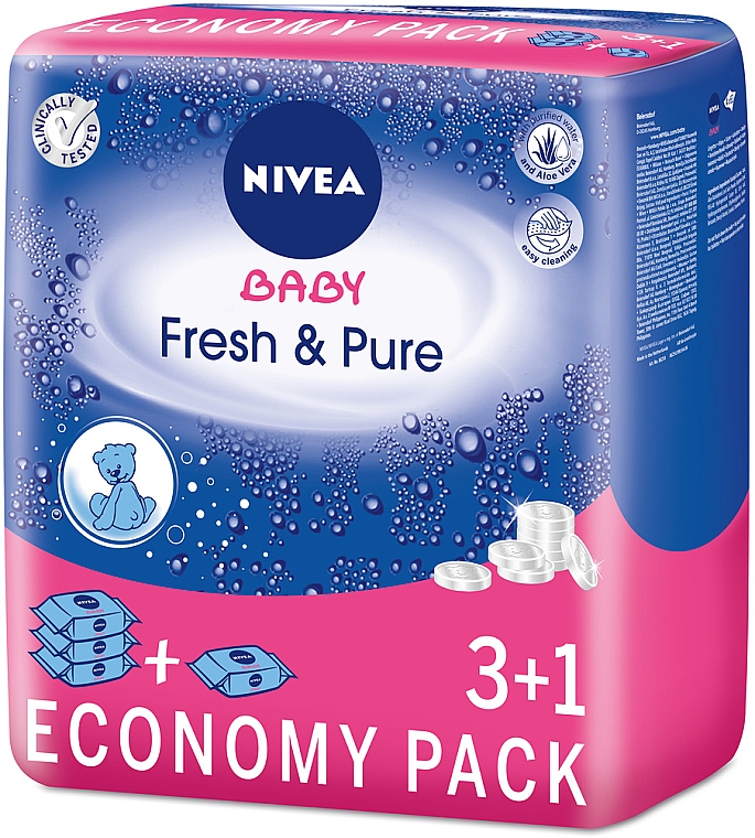 nivea baby chusteczki nawilżane