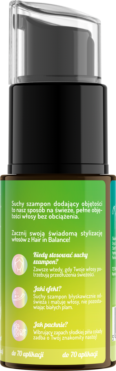 wegański suchy szampon rossmann