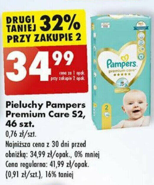 pampers premium care 2 stokrotka