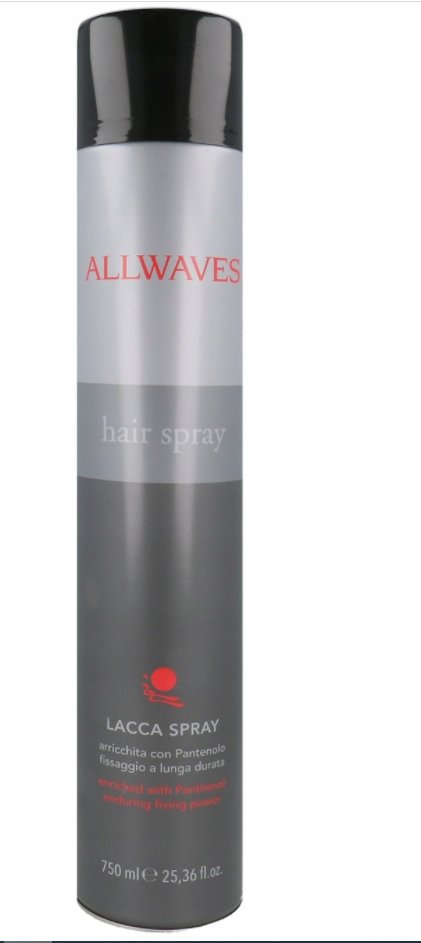 lakier do włosów 750 ml allwaves