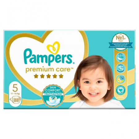 pampers premium care 5 junior 88szt