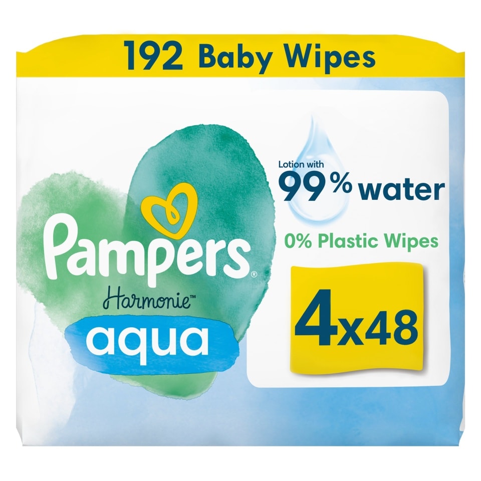 pampers aqua pure wipes tesco