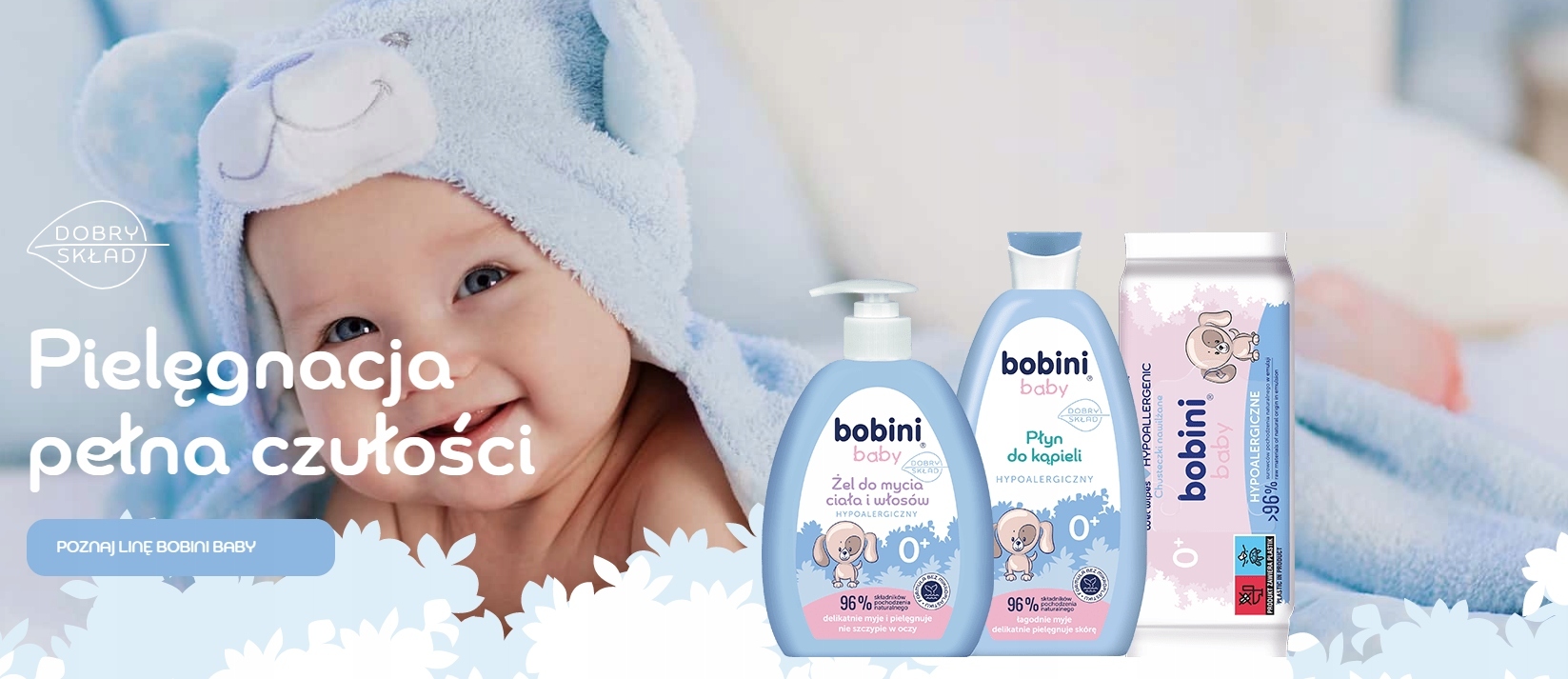 bobini baby hypoalergiczne chusteczki nawilżane dla niemowląt 60szt gdzie kupie