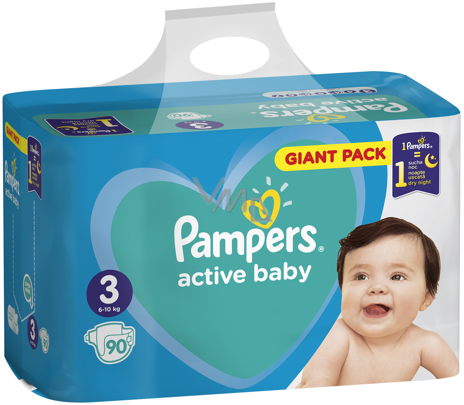 pampers active cena