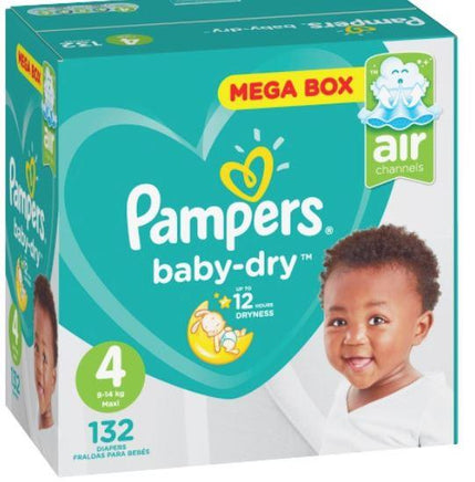 pampers active baby 150 nappies size 3 mega pack