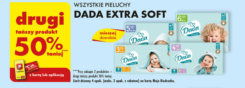 promocja na pieluchy dada soft luty 2019