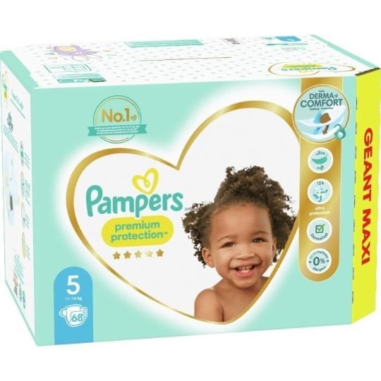 carrefour pampers premium taille 5