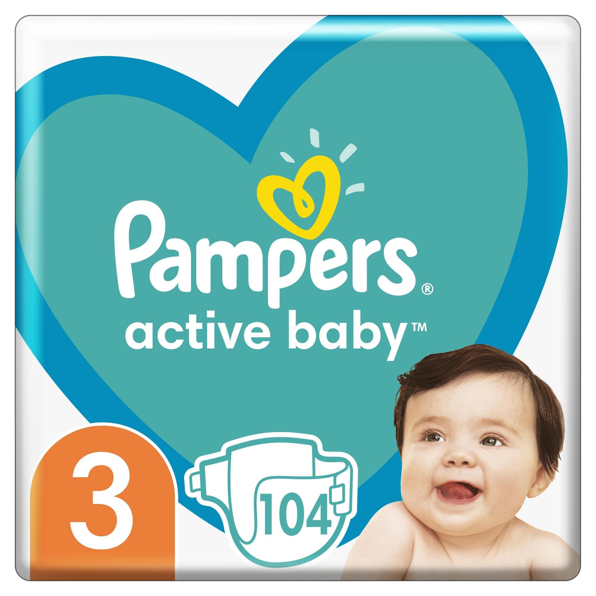 pampers active baby 3 104