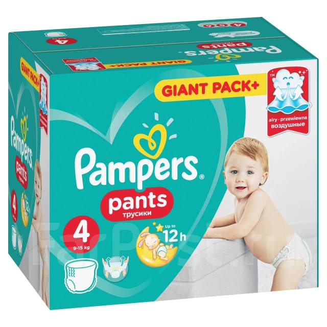 pampers giant pack 4